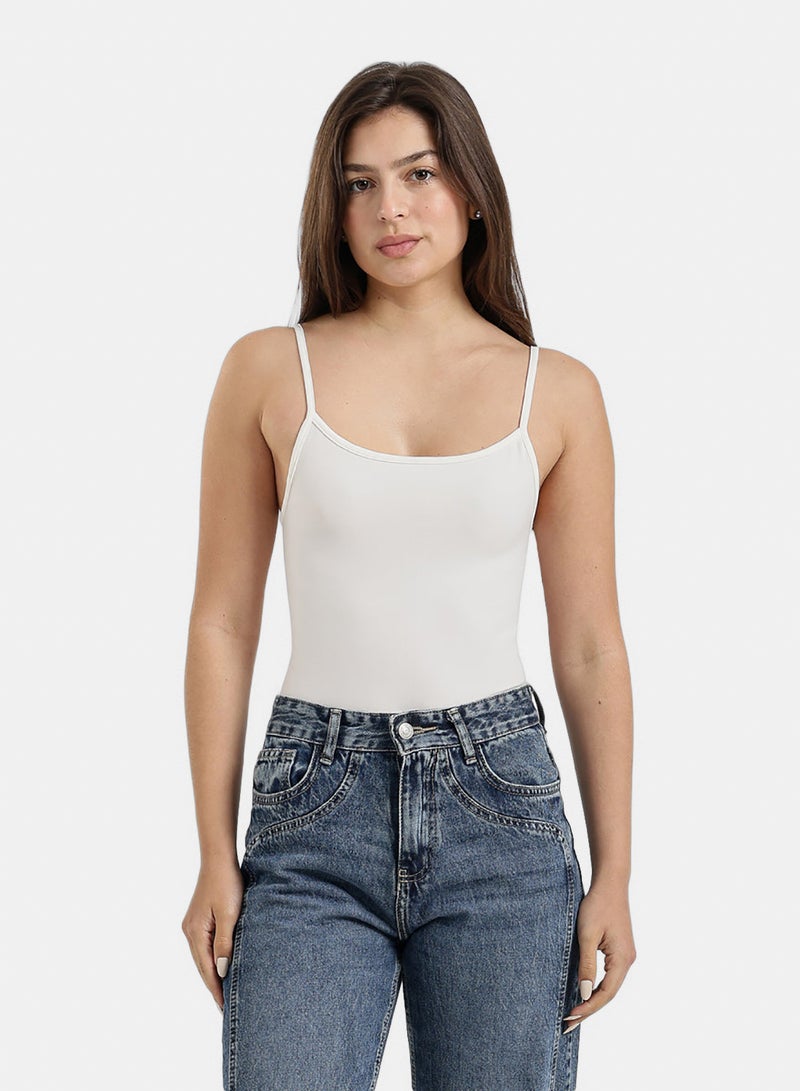 Carina Spaghetti Strap Cami Bodysuit - Image 1